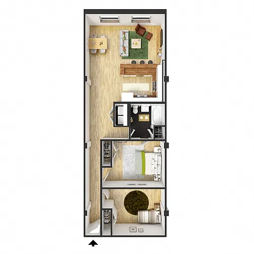Floor plan The Everett