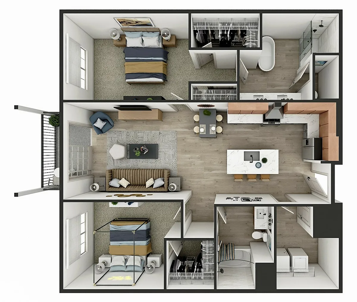 Floor plan B1