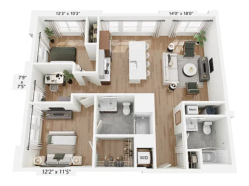 Floor plan B11