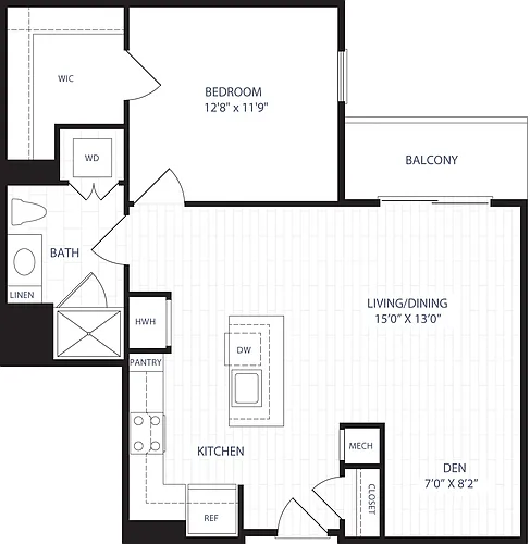 Floor plan A1CDES