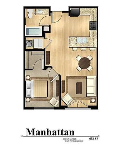 Floor plan Manhattan