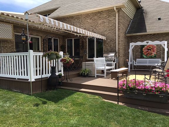 rear deck with awning out