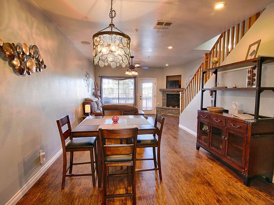 Dining room and living room