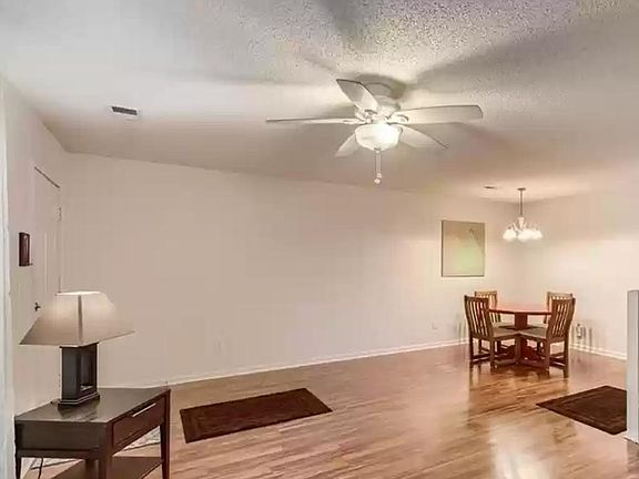 4. Living room with dining view