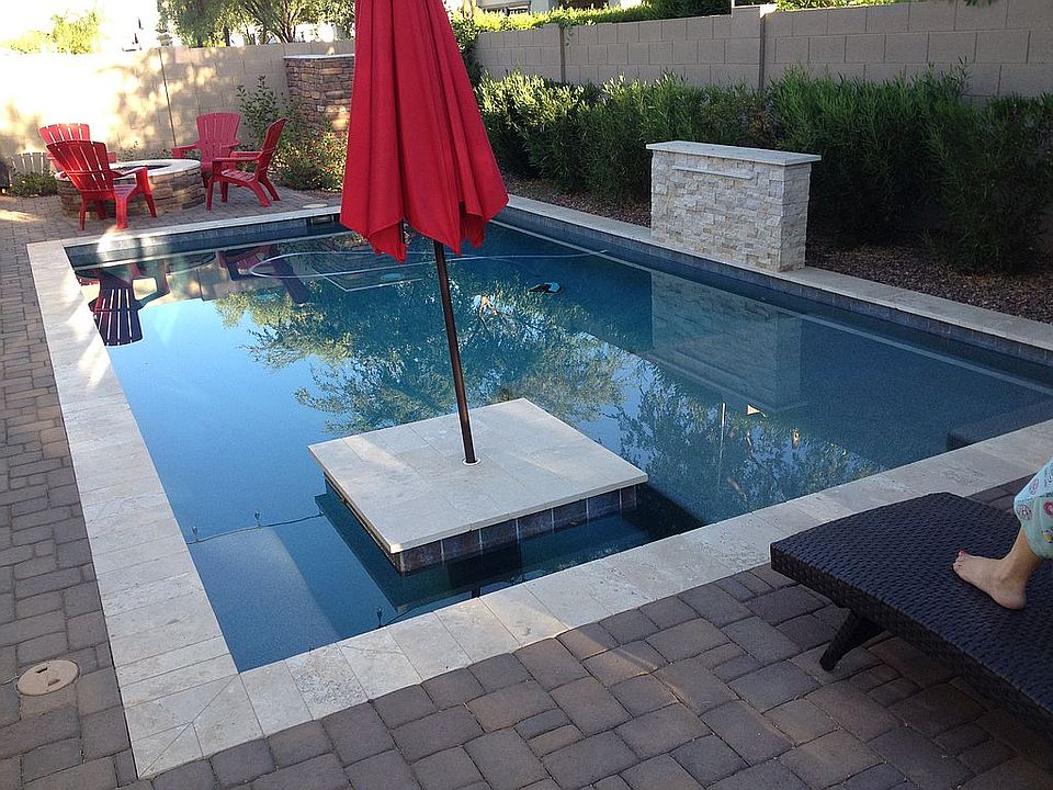 Pool and Gas Fire Pit