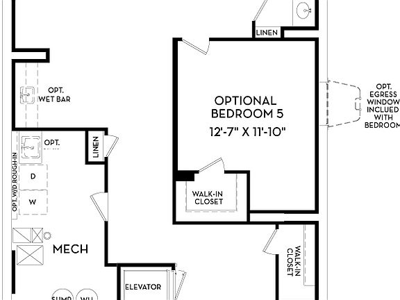The Nottage - Lower Level Options