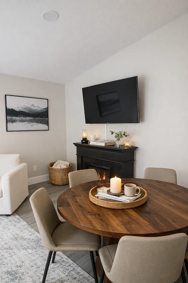 Living room/dining room - 368 S 4th Pl