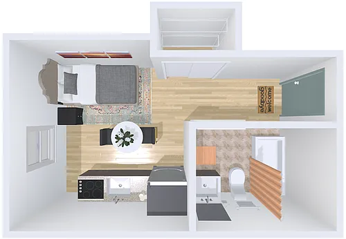 Floor plan studio 23