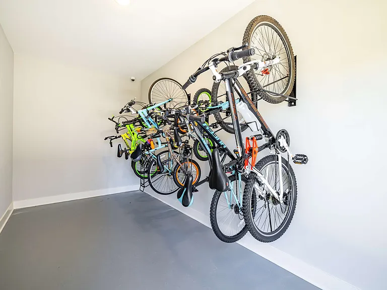 Bicycle storage center at The Groves at Lake Juliana