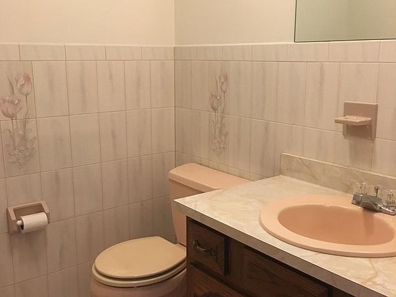 Half bath on main level.