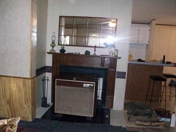 Fireplace w/stove