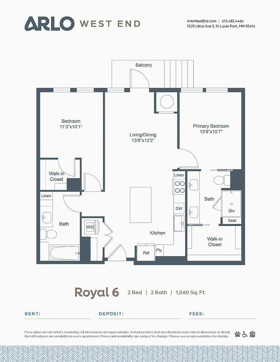 Floor plan Royal 6