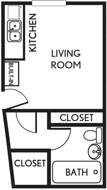 Floor plan Studio C