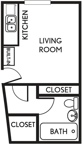 Floor plan Studio C