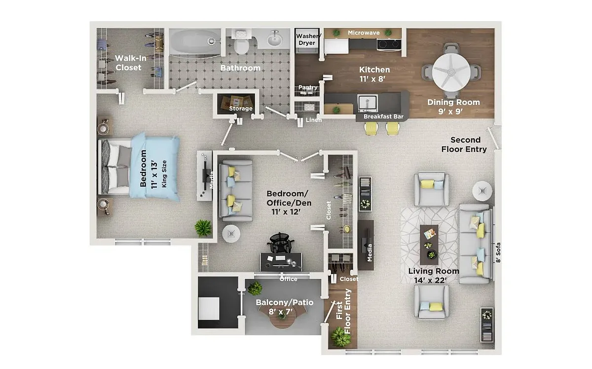 Floor plan The Magnolia