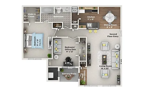 Floor plan The Magnolia