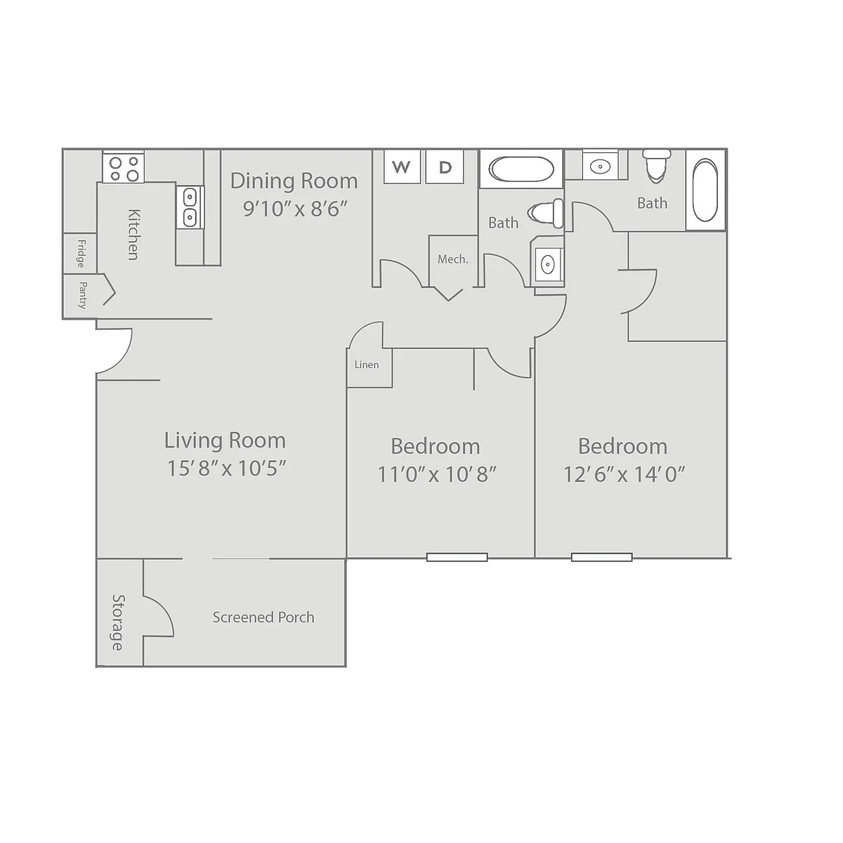 Floor plan The Chestnut