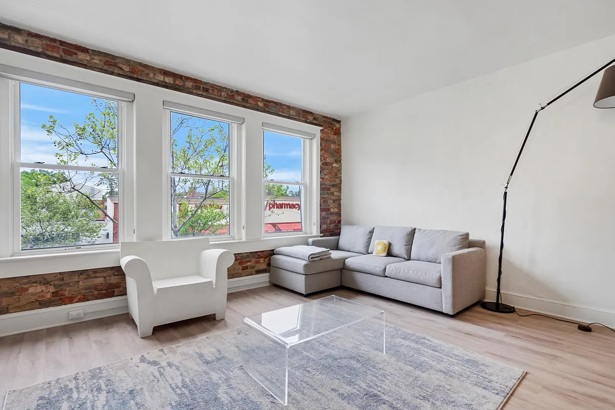 Living Room with Room & Board Sleeper Sofa - 1766 Columbia Rd NW