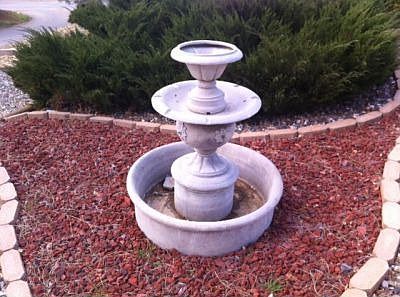 Great Landscape and Birdbath