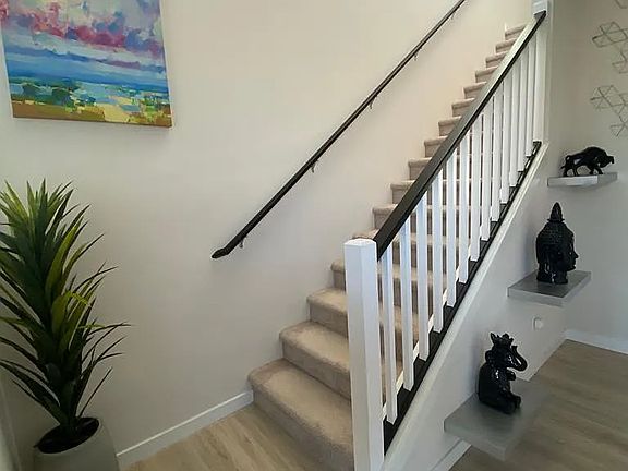 Stairs to upper floor