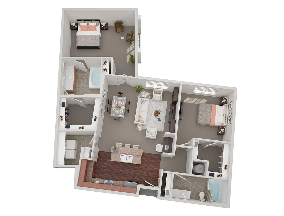 Floor plan B6 - Everett