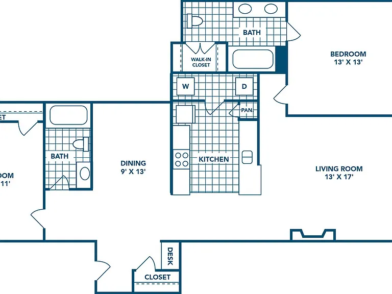 2 Bedroom | 2 Bath | 1024 SF 2 Bedroom | 2 Bath | 1024 SF