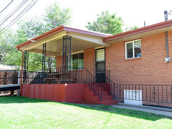 Lower Level Entrance is white Door
