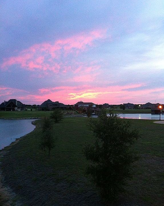 Sunset from the boat dock.