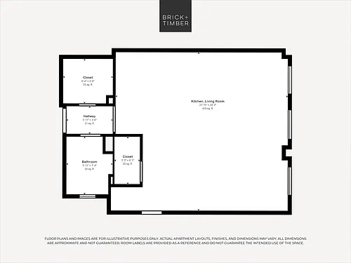Floor plan Studio