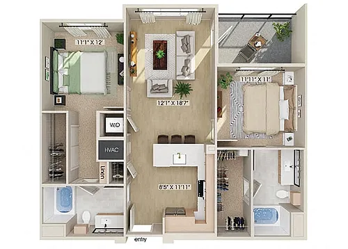 Floor plan B7