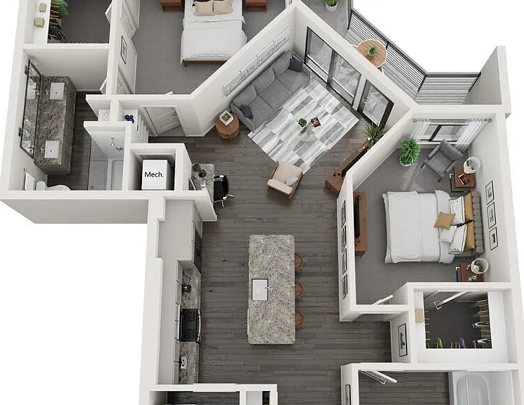 B7 floor plan Wellen