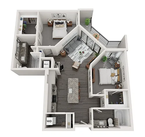 Floor plan B7