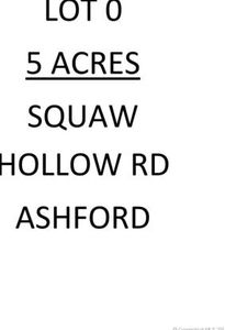 0 Squaw Hollow Rd, Ashford, CT, 06278