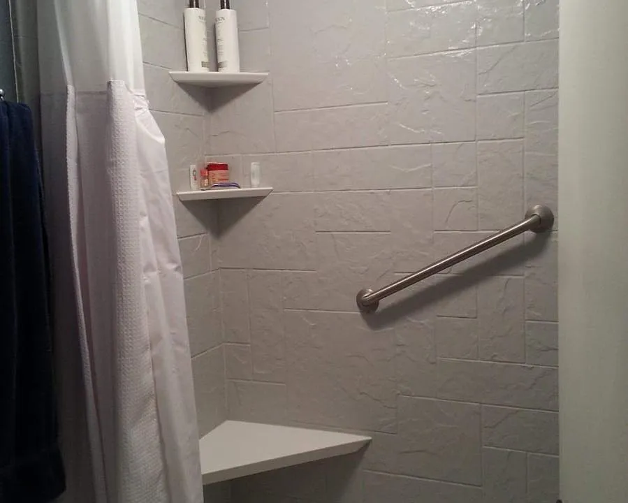Master shower