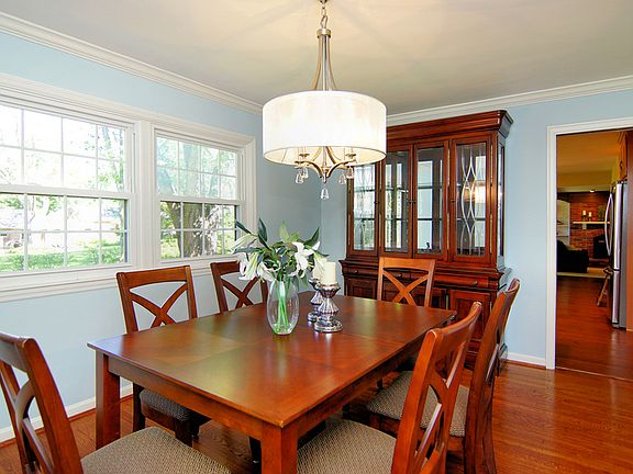 Bright dining room