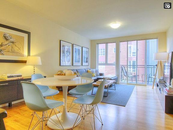 Dining room + living room