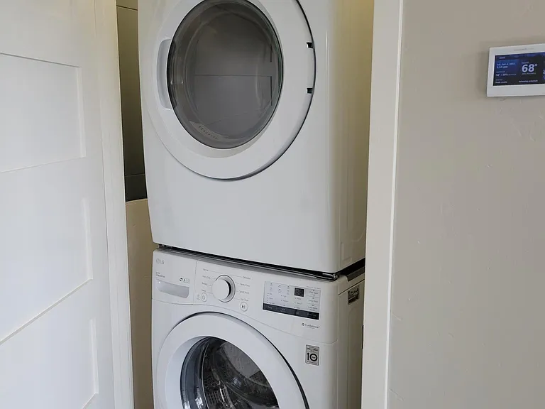 Laundry, off of the entry hallway