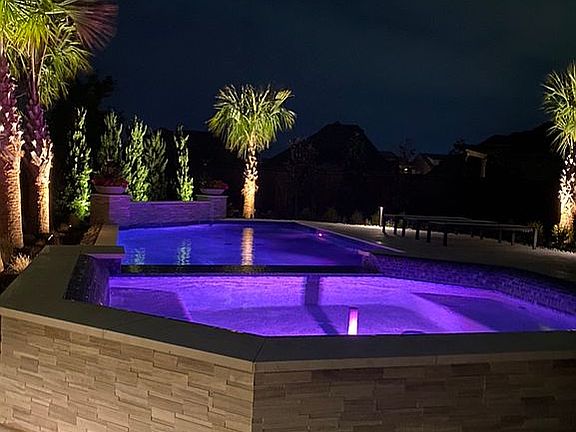 Heated pool and spa 