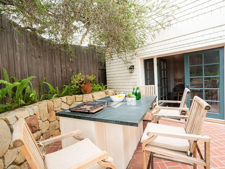 Outdoor Kitchen looking onto Studio