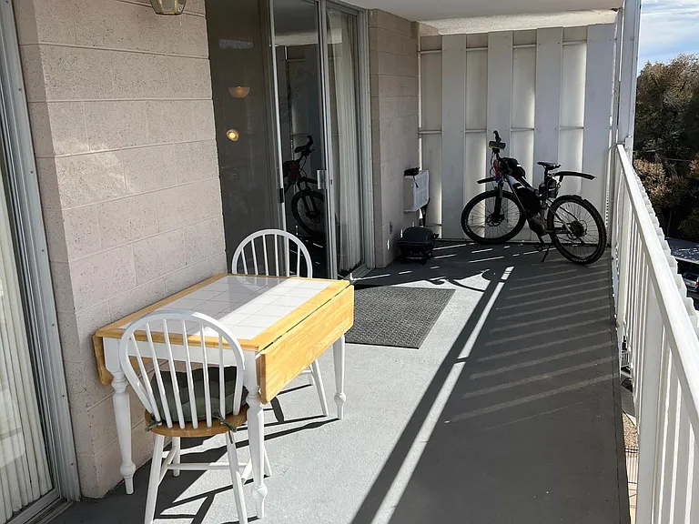 7' x 25' covered balcony