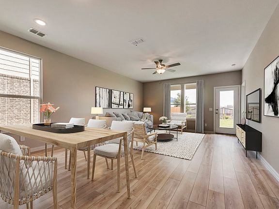 Dining area overlooking the gathering room