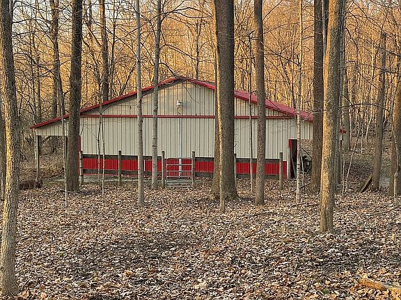 South entrance of barn