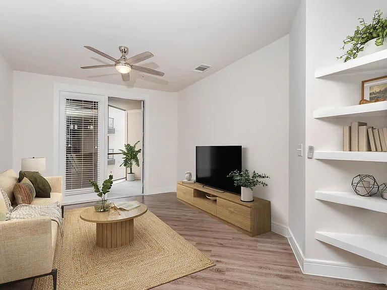 Living Room with Balcony and Hard Surface Flooring
