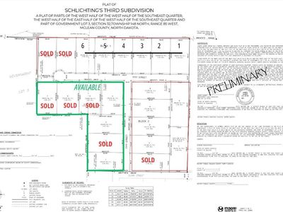 Schlichtings 3rd Subdivision #B1-l1, Garrison, ND, 58540