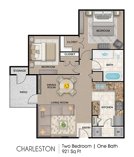 Floor plan Charleston