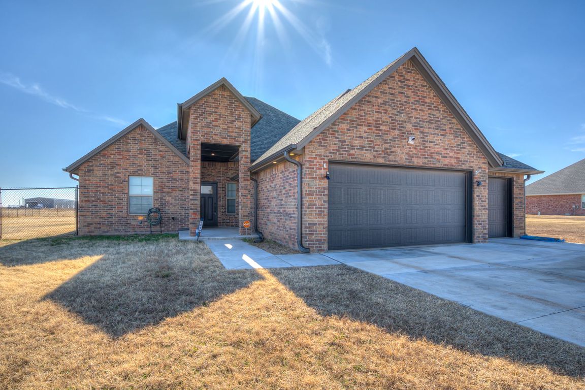 Brick Home with 3 car garage