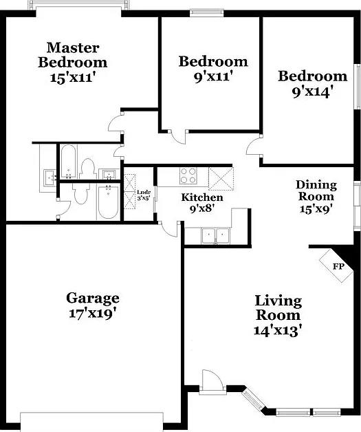 3 bed, 2.0 bath, 1287 sqft, $1,970 — Photo 2