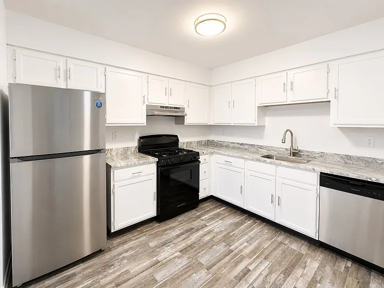 Kitchen with new appliances