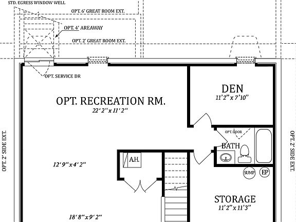 Optional Finished Lower Level