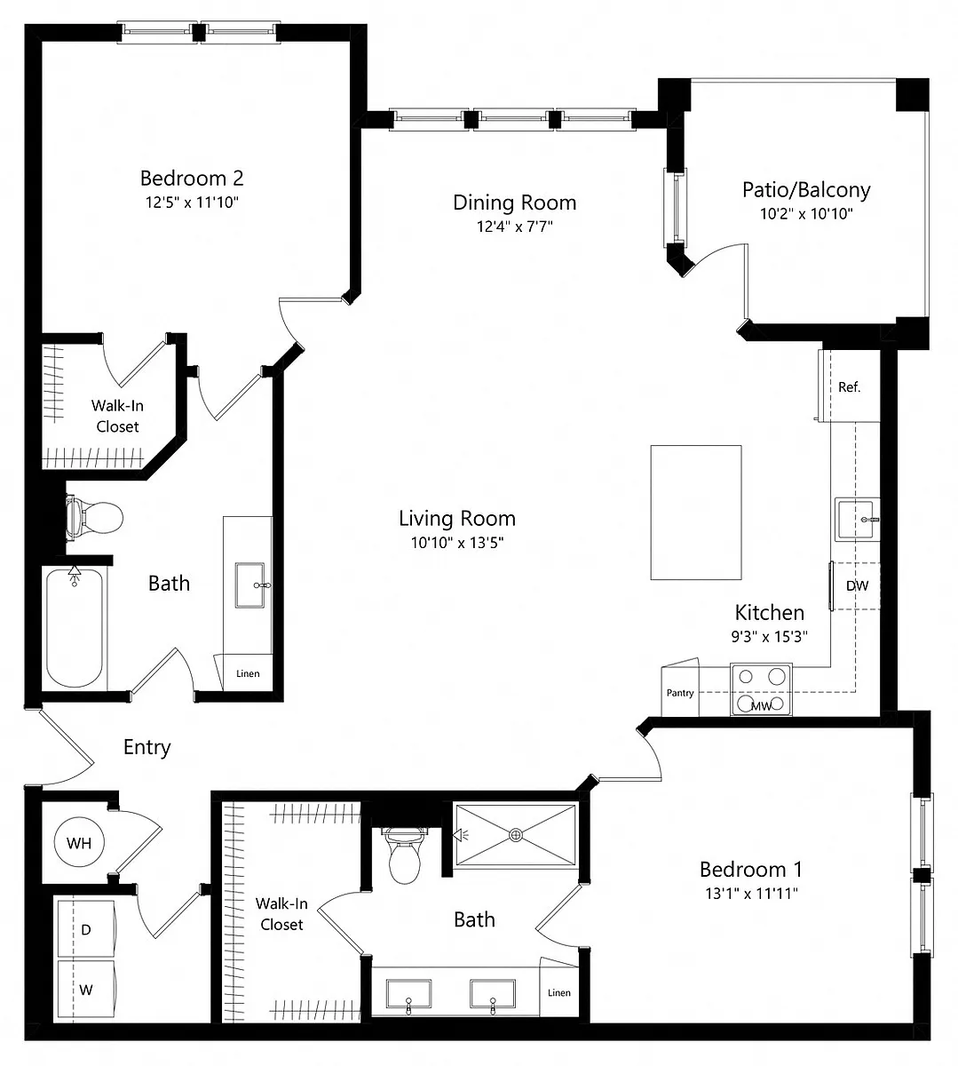 Floor plan B3